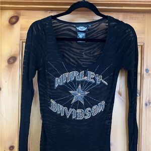 Harley-Davidson Black Women's Top